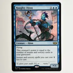 HAUGHTY DJINN MTG TDC - CARTE MAGIC THE GATHERING EN NEUF - Image 1