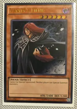 Yu-Gi-Oh Vanity's Fiend OP01-EN002 Ultimate Rare Near Mint OTS Tournament Pack - Image 1