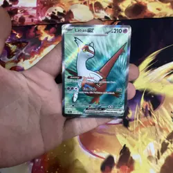 Latias ex 220/191 Surging Sparks Ultra Rare Full Art Pokemon LP Creased - Image 1