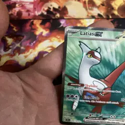 Latias ex 220/191 Surging Sparks Ultra Rare Full Art Pokemon LP Creased - Image 2