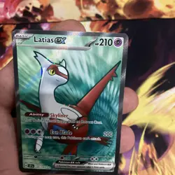 Latias ex 220/191 Surging Sparks Ultra Rare Full Art Pokemon LP Creased - Image 3