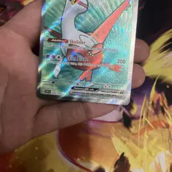 Latias ex 220/191 Surging Sparks Ultra Rare Full Art Pokemon LP Creased - Image 5