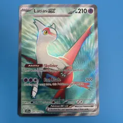 Pokemon Latias EX Full Art Ultra Rare Holo Card 220/191 S&V Surging Sparks - Image 4