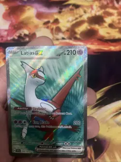 Latias ex 220/191 Near Mint Surging Sparks Ultra Rare Full Art Pokemon NM - Image 4