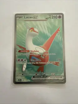 Pokemon TCG Surging Sparks Latias EX 220/191 Full Art Near Mint - Image 1