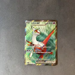 Pokemon Latias EX TCG Card Surging Sparks 220/191 NM Condition Full Art Rare TCG - Image 1