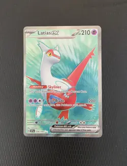 Pokemon Latias EX Full Art 220/191 Surging Sparks Card - Image 2