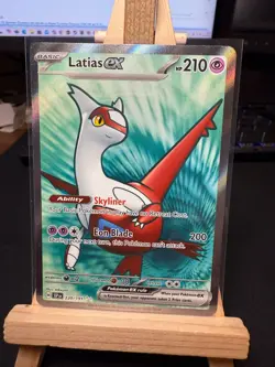 Pokemon TCG Latias ex 220/191 – Full Art Ultra Rare – Surging Sparks – NM - Image 1