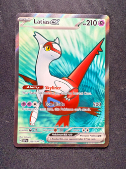 Pokemon TCG Latias ex 220/191 – Full Art Ultra Rare – Surging Sparks – NM - Image 2