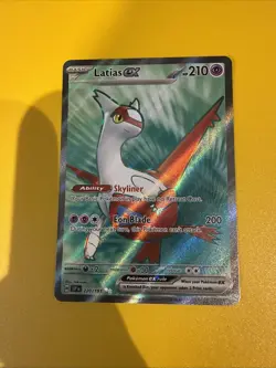 Pokemon TCG Surging Sparks Latias EX Full Art Rare Card 220/191 - Image 1