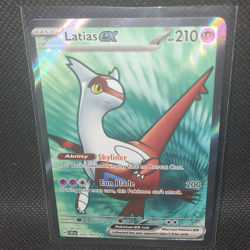 Pokemon TCG Latias ex 220/191 Sv08 Surging Sparks Ultra Rare Full Art Holo - Image 1