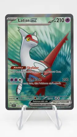 Pokemon TCG Latias EX Surging Sparks 220/191 Full Art Ultra Rare NM - Image 1