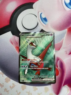 Pokemon TCG Scarlet & Violet Surging Sparks Latias EX 220/191 Full Art Rare NM - Image 1
