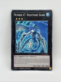 Number 47: Nightmare Shark CT11-EN004 Super Rare Limited Edition YuGiOh Card - Image 1