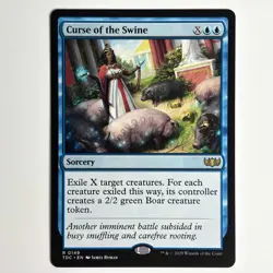 CURSE OF THE SWINE MTG TDC - CARTE MAGIC THE GATHERING EN NEUF - Image 1