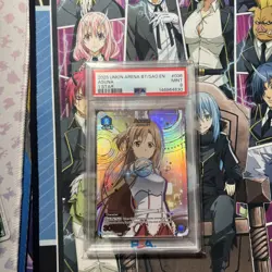 2025 UNION ARENA UE07BT/SAO SWORD ART ONLINE #036 ASUNA 1 STAR PSA 9 - Image 1