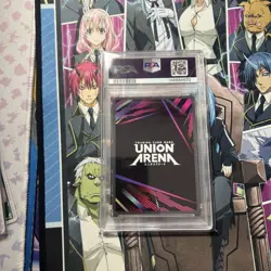 2025 UNION ARENA UE07BT/SAO SWORD ART ONLINE #036 ASUNA 1 STAR PSA 9 - Image 2