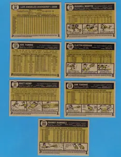 2010 Topps Heritage Los Angeles Dodgers 1-500 Team Set! SPs Too! - Image 2