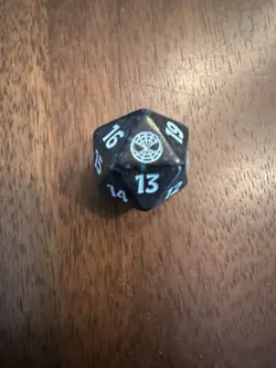 Magic the Gathering Marvel's Spider-Man Dice D20 MTG Blue - Image 1
