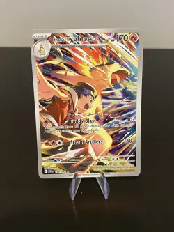 Pokemon TCG Ethans Typhlosion Card Illustration Rare, Destined Rivals 190/182 - Image 1