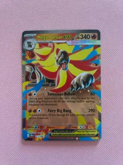 Mega Pyroar ex 015/086 Me04: Chaos Rising Holo - English - Pokemon TCG - Image 1