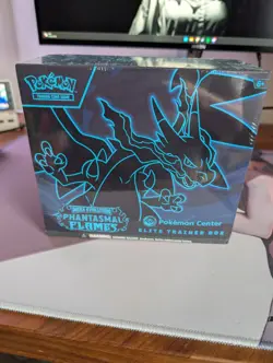 Phantasmal Flames Pokemon Center Elite Trainer Box ETB Pokemon TCG New & Sealed - Image 1