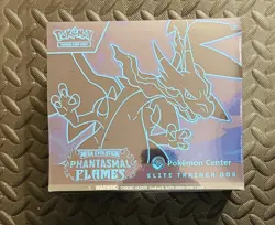 Phantasmal Flames Pokemon Center Elite Trainer Box ETB Brand New Sealed - Image 1