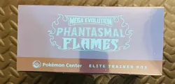 Phantasmal Flames Pokemon Center Elite Trainer Box ETB Brand New Sealed - Image 3