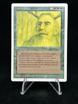GAEA’S LIEGE Revised Edition 1994 Magic The Gathering MTG CCG TCG 🔥Rare🔥 - Image 1