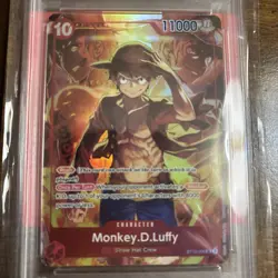 2024 ONE PIECE PROMOS TREASURE BOOSTERS SET #006 MONKEY D. LUFFY PSA 10 - Image 2