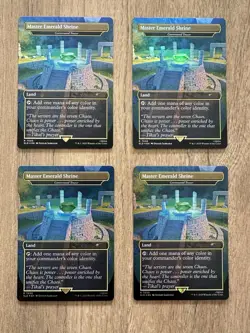 Magic MTG Sonic Secret Lair command tower x4 - Image 1