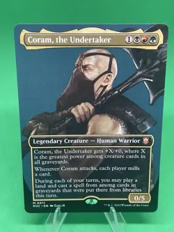 MTG - Coram, the Undertaker (borderless) (M3C) - Image 1