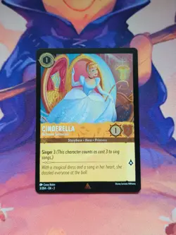 Disney Lorcana TCG Cinderella Ballroom Sensation Cold Foil NM - Image 2