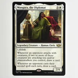 MANGARA, THE DIPLOMAT MTG TDC - CARTE MAGIC THE GATHERING EN NEUF - Image 1