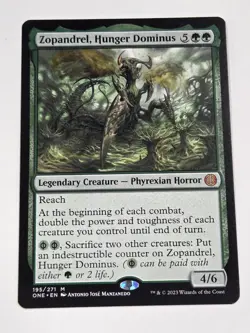 Zopandrel, Hunger Dominus 195/271 Phyrexia: All Will Be One Mythic MTG NM/M - Image 1