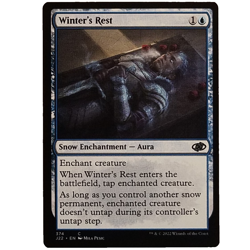 x1 Winter's Rest J22 MTG M/NM Common Blue Snow Enchantment Aura TCG CCG - Image 1