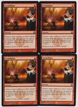 MTG 4X Vandalblast X4 Return to Ravnica Magic - LP/NM - Image 1