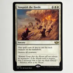 VANQUISH THE HORDE MTG TDC - CARTE MAGIC THE GATHERING EN NEUF - Image 1
