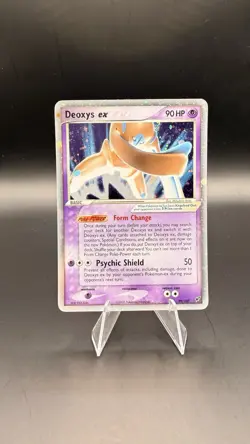 Pokemon TCG Deoxys EX Defense Forme Holo Rare Card 99/107 NM+ SWIRL! - Image 1
