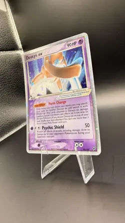 Pokemon TCG Deoxys EX Defense Forme Holo Rare Card 99/107 NM+ SWIRL! - Image 3