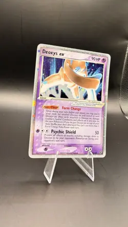 Pokemon TCG Deoxys EX Defense Forme Holo Rare Card 99/107 NM+ SWIRL! - Image 4