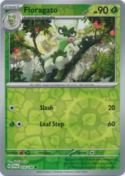 Pokemon TCG - Floragato - Scarlet & Violet - Reverse Holo - 014/198 - Image 1