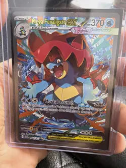 Mega Feraligatr ex 274/217 ASC Full Art Holo English Water HP 370 - Image 1