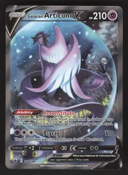 Galarian Articuno V 170/198 Pokemon TCG SWSH06: Chilling Reign NM - Image 1