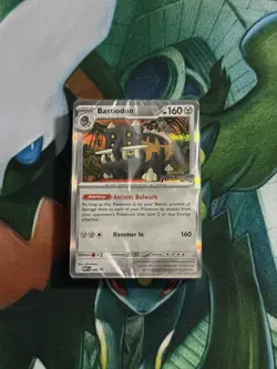 Pokemon TCG Bastiodon 085 Prerelease Stamped Promo Pitch Black English Sealed NM - Image 1
