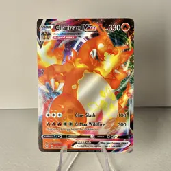 Pokemon TCG Charizard VMAX 020/189 Darkness Ablaze Holo Ultra Rare HP - Image 1