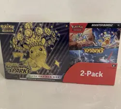 POKEMON Scarlet & Violet Surging Sparks Booster Bundle 2 Pack TCG (New Sealed) - Image 1