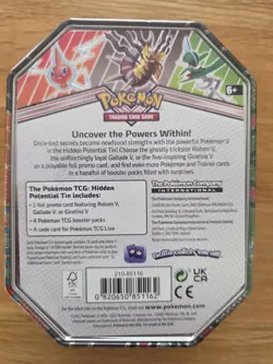 Pokemon TCG Giratina V Hidden Potential Tin New Sealed Lost Origin Fusion Strike - Image 2