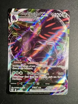 ❤‍🔥 Corviknight VMAX 110/163 Swsh05: Battle Styles Holo Pokemon ✨ - Image 1