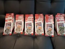 30 Pokemon Destined Rivals Promo Coin Booster Packs, 25 Eevee, And 5 Zarude - Image 1